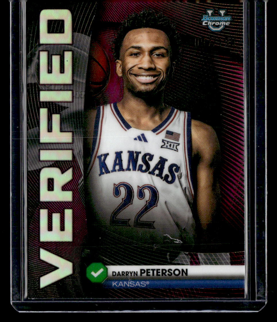 2025-26 Bowman #BV-2 Darryn Peterson Bowman Verified