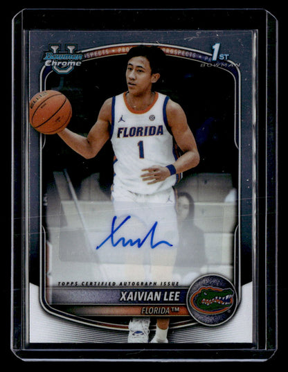 2025-26 Bowman #CPA-XL Xaivian Lee Chrome Prospect Autographs