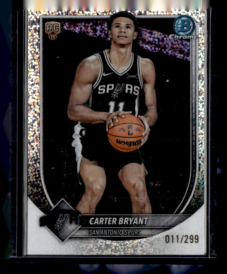 2025-26 Bowman #BCV-14 Carter Bryant Chrome Speckle Refractors #/299