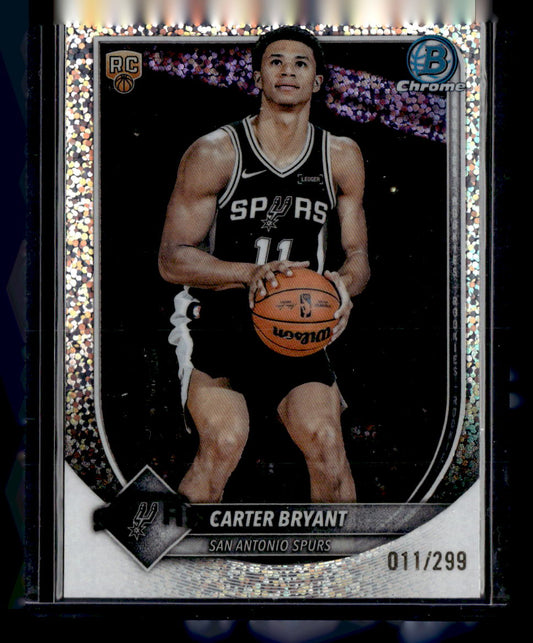2025-26 Bowman #BCV-14 Carter Bryant Chrome Speckle Refractors #/299