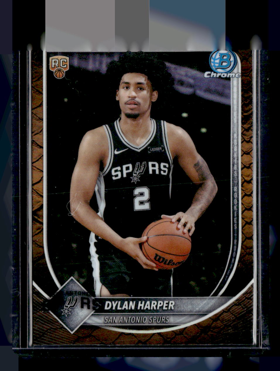 2025-26 Bowman #BCV-2 Dylan Harper Chrome Reptilian Refractors