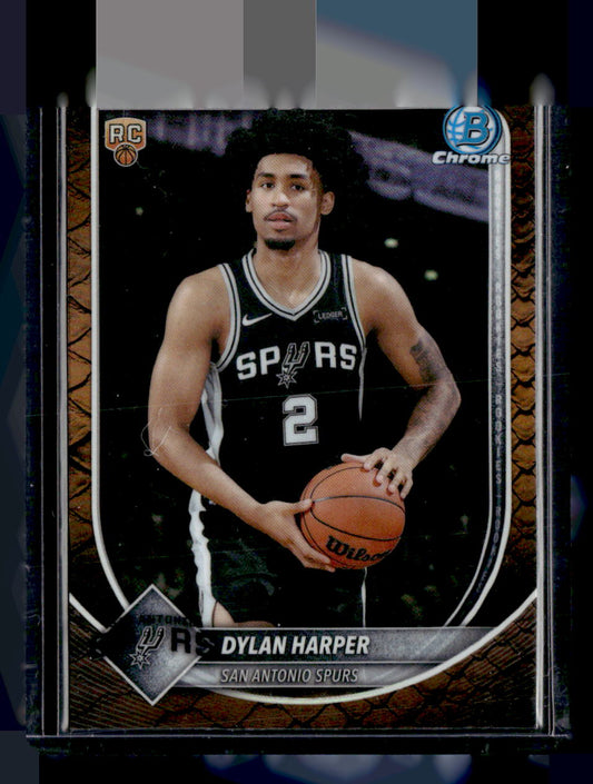 2025-26 Bowman #BCV-2 Dylan Harper Chrome Reptilian Refractors