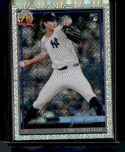 2026 Topps #91C-94 Cam Schlittler 1991 Topps Baseball 35th Anniversary Chrome