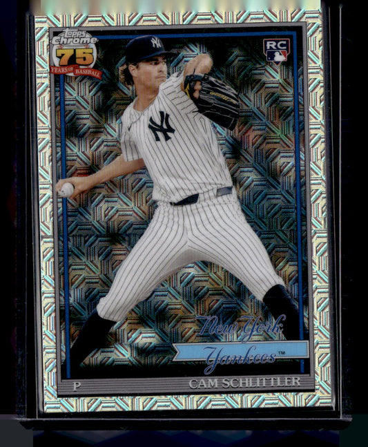 2026 Topps #91C-94 Cam Schlittler 1991 Topps Baseball 35th Anniversary Chrome