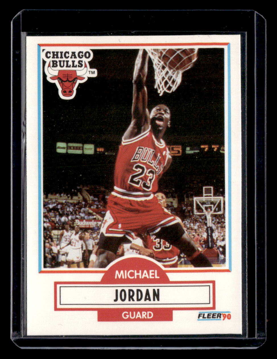 1990-91 Fleer #26b Michael Jordan