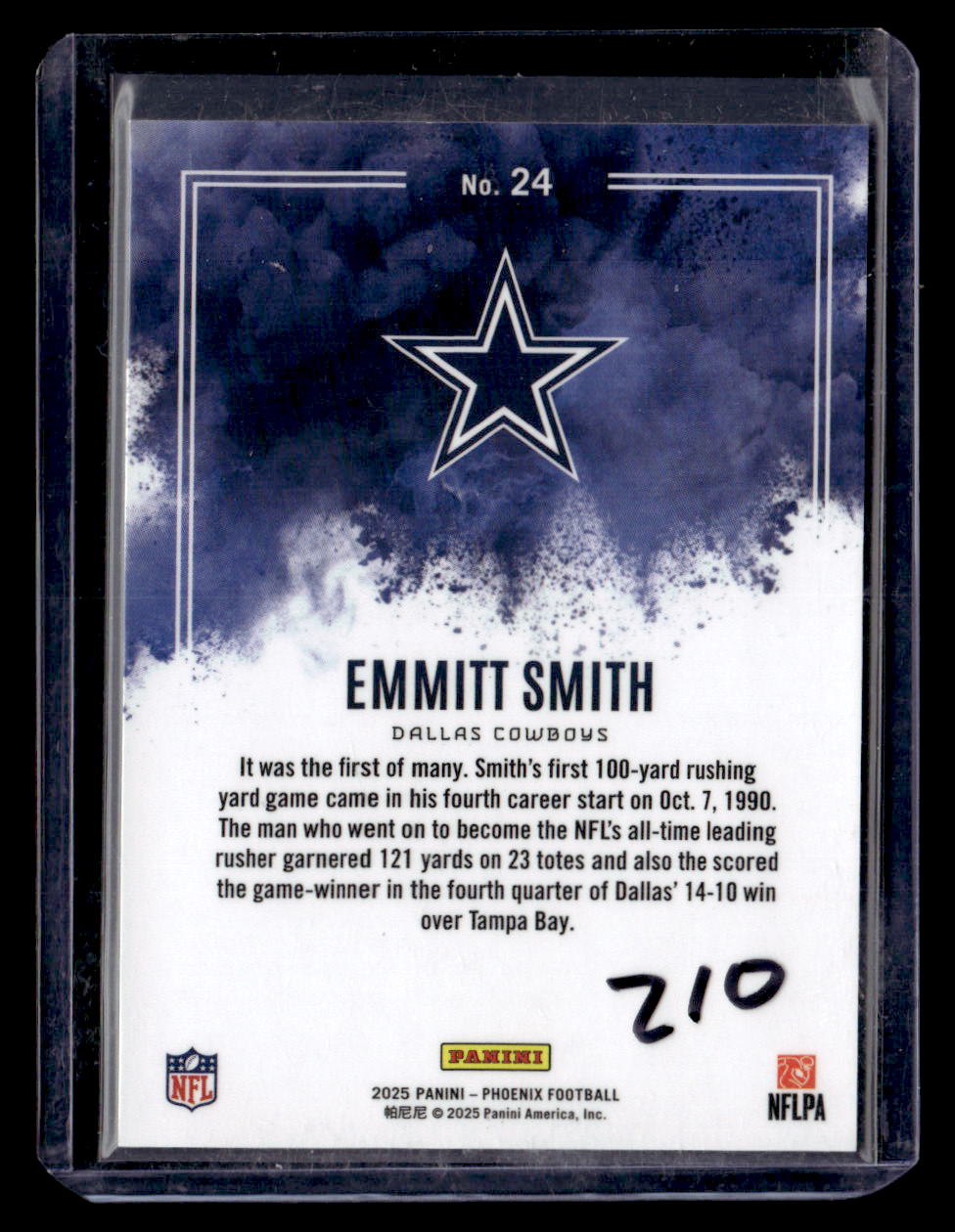 2025 Panini Phoenix #24 Emmitt Smith Color Blast