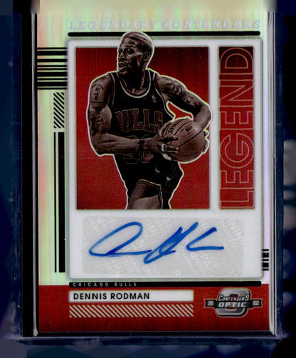 2021-22 Panini Contenders Optic #LCA-DRO Dennis Rodman Contenders Auto #/99