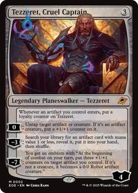 MTG Edge of Eternities Tezzeret, Cruel Captain