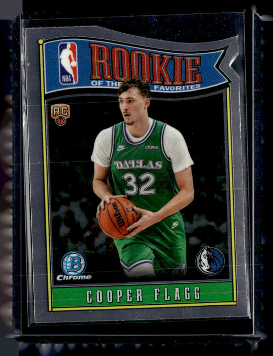 2025-26 Bowman #RY-1 Cooper Flagg Rookie of the Year Favorites Refractor