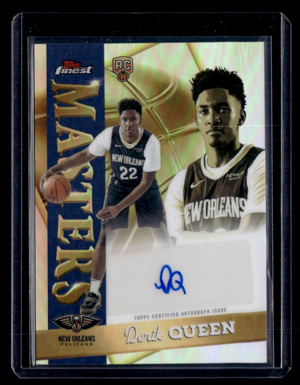 2025-26 Finest #MA-DQ Derik Queen Masters Autographs