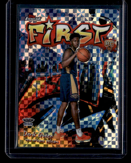 2025-26 Finest #F-13 Derik Queen First Geometric Refractor