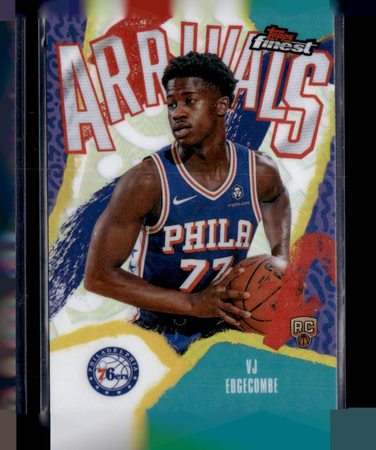 2025-26 Finest #A-3 VJ Edgecombe Arrivals Refractor