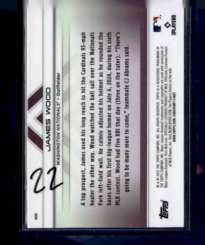 2025 Topps Transcendent Collection #85 James Wood Image Variations