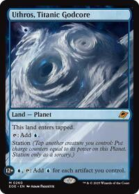 MTG Edge of Eternities Uthros, Titanic Godcore