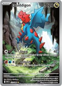 Pokemon SV: White Flare Druddigon - 151/086
