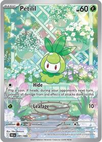 Pokemon SV: Black Bolt Petilil - 091/086