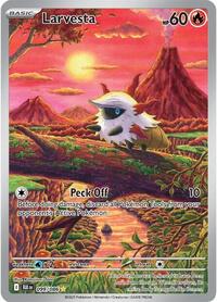 Pokemon SV: Black Bolt Larvesta - 099/086