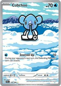 pokemon SV: Black Bolt Cubchoo - 109/086