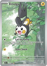 Pokemon SV: Black Bolt Emolga - 112/086