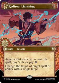 MTG Avatar: The Last Airbender Redirect Lightning (Showcase)
