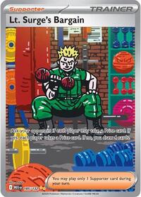 pokemon ME01: Mega Evolution Lt. Surge's Bargain - 185/132