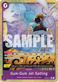 One Piece Premium Booster -The Best- Vol. 2 Gum-Gum Jet Gatling (Alternate Art)