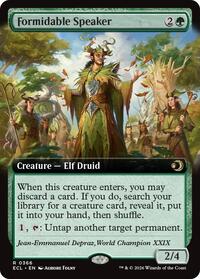 MTG Lorwyn Eclipsed Formidable Speaker (Extended Art)