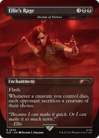 MTG Secret Lair Drop Series Ellie's Rage - Dictate of Erebos