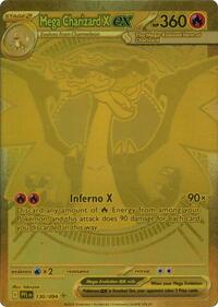 Pokemon ME02: Phantasmal Flames Mega Charizard X ex - 130/094