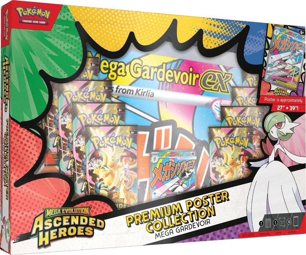 Pokemon Mega Evolution: Ascended Heroes Premium Poster Collection