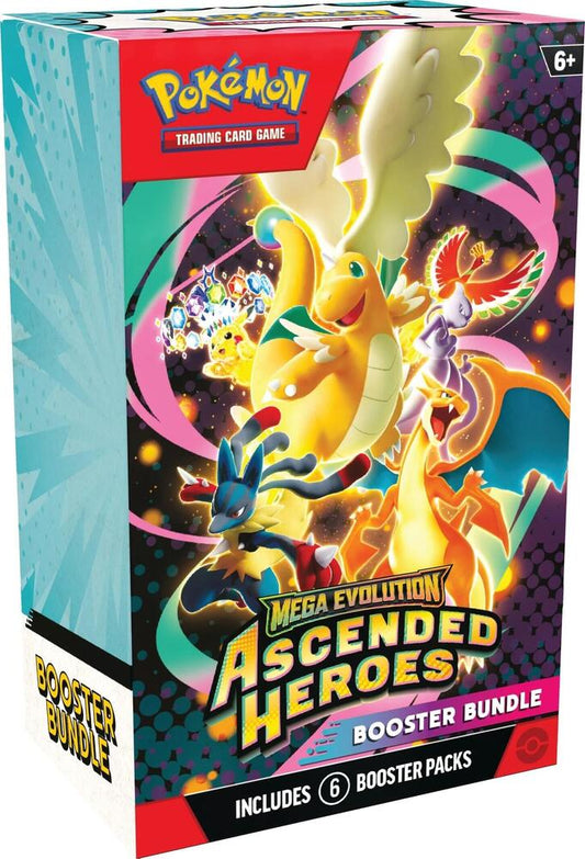 Pokemon Mega Evolution: Ascended Heroes Booster Bundle