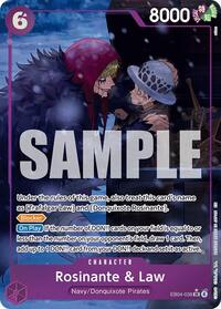 One Piece The Azure Sea's Seven Rosinante & Law (Alternate Art)