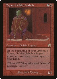 MTG Mercadian Masques Squee, Goblin Nabob