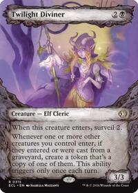 MTG Lorwyn Eclipsed Twilight Diviner (Showcase)