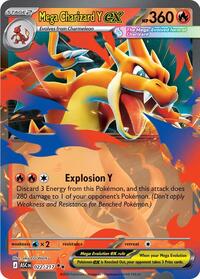 Pokemon ME: Ascended Heroes Mega Charizard Y ex - 022/217