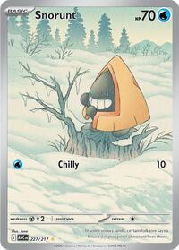 Pokemon ME: Ascended Heroes Snorunt - 227/217