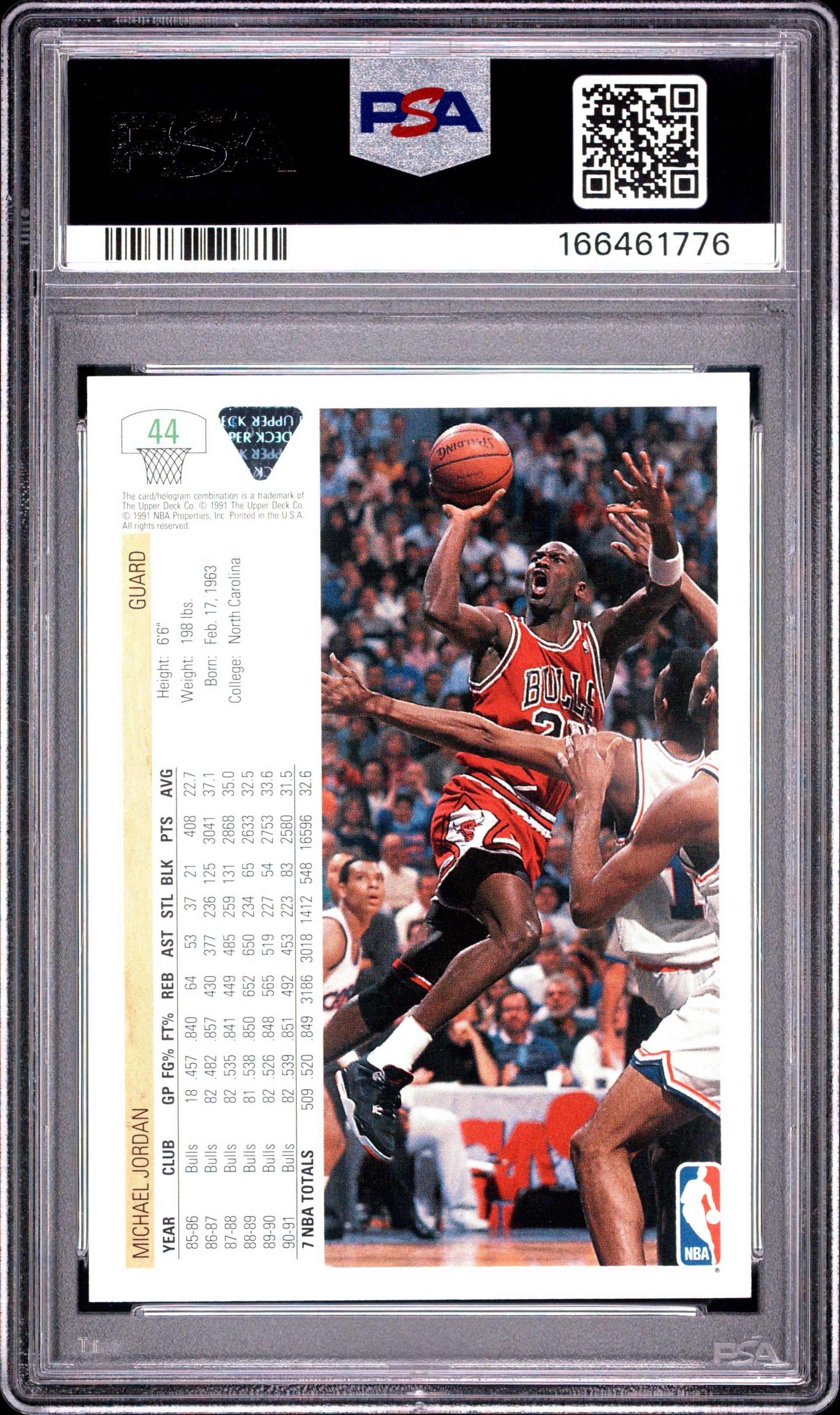 1991 Upper Deck #44 Michael Jordan PSA 8 166461776