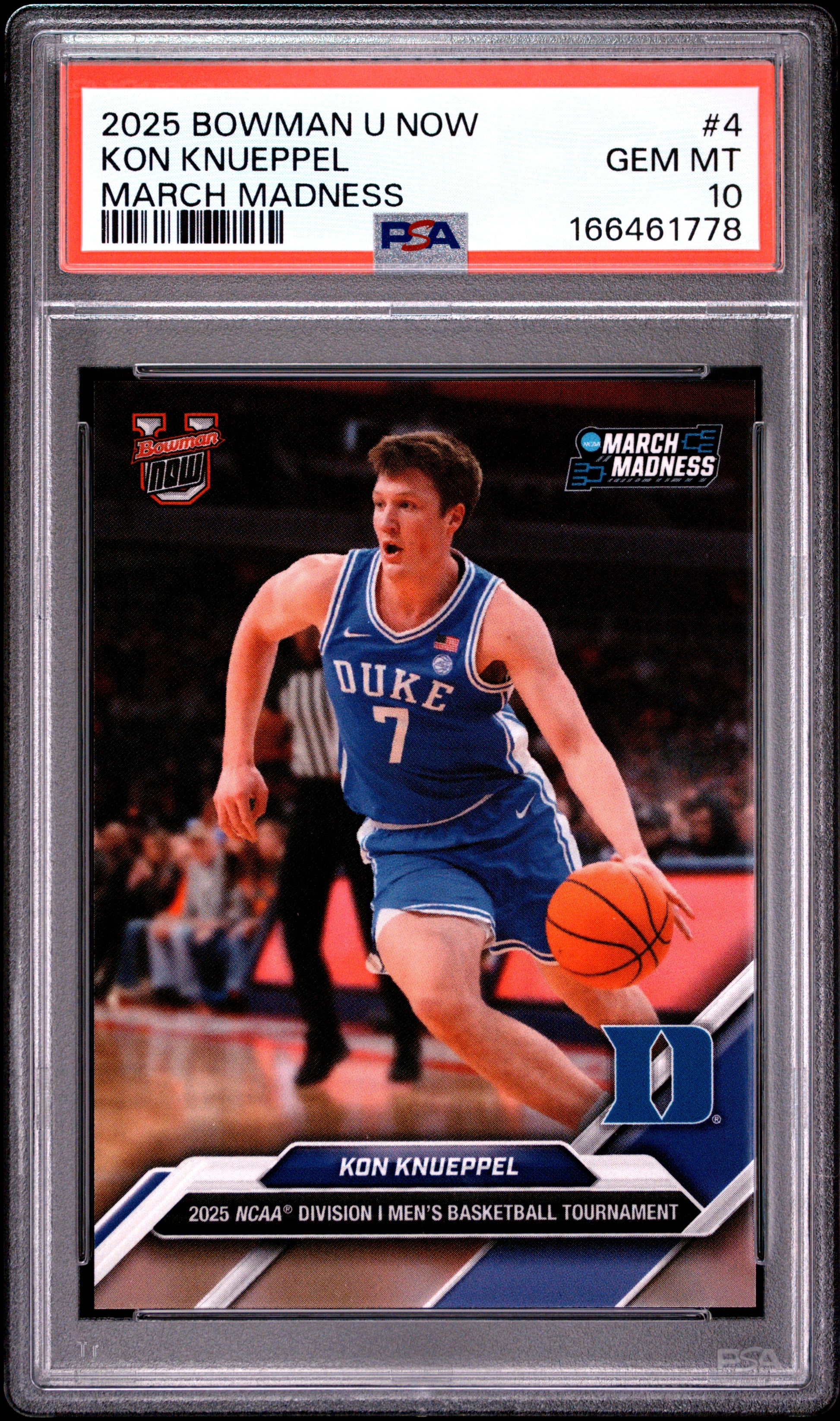 2025 Bowman U Now March Madness #4 Kon Knueppel PSA 10 166461778