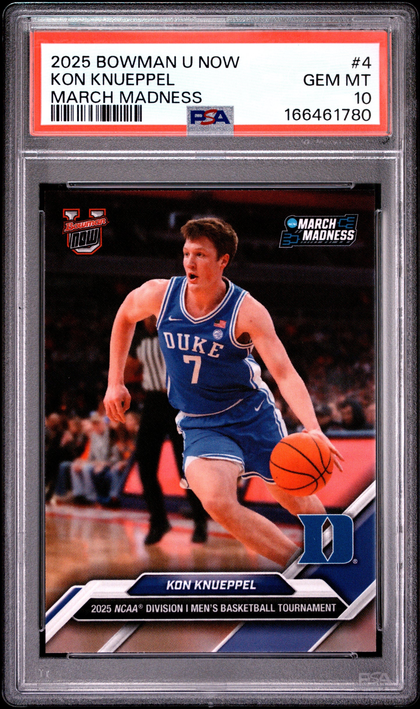 2025 Bowman U Now March Madness #4 Kon Knueppel PSA 10 166461780