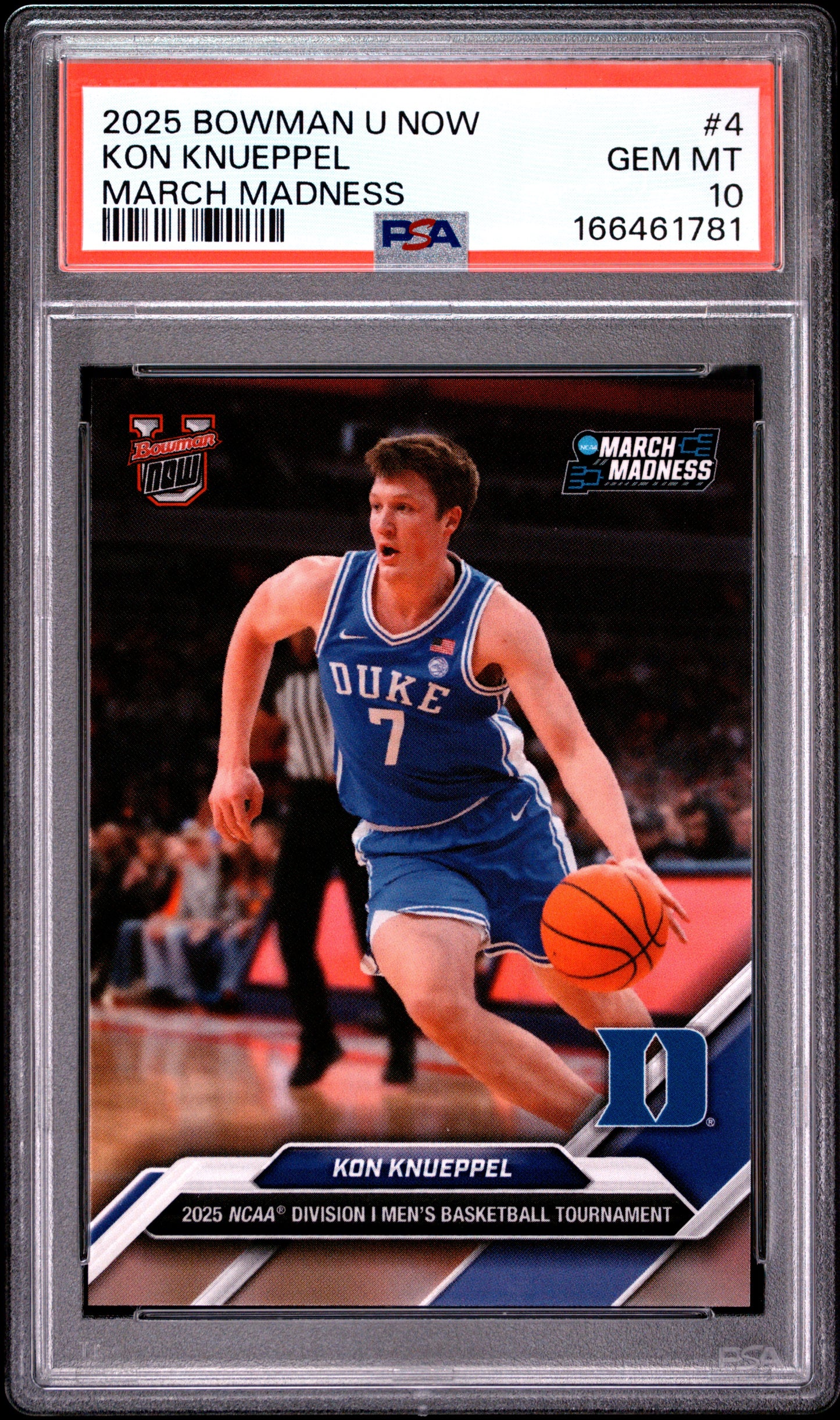 2025 Bowman U Now March Madness #4 Kon Knueppel PSA 10 166461781
