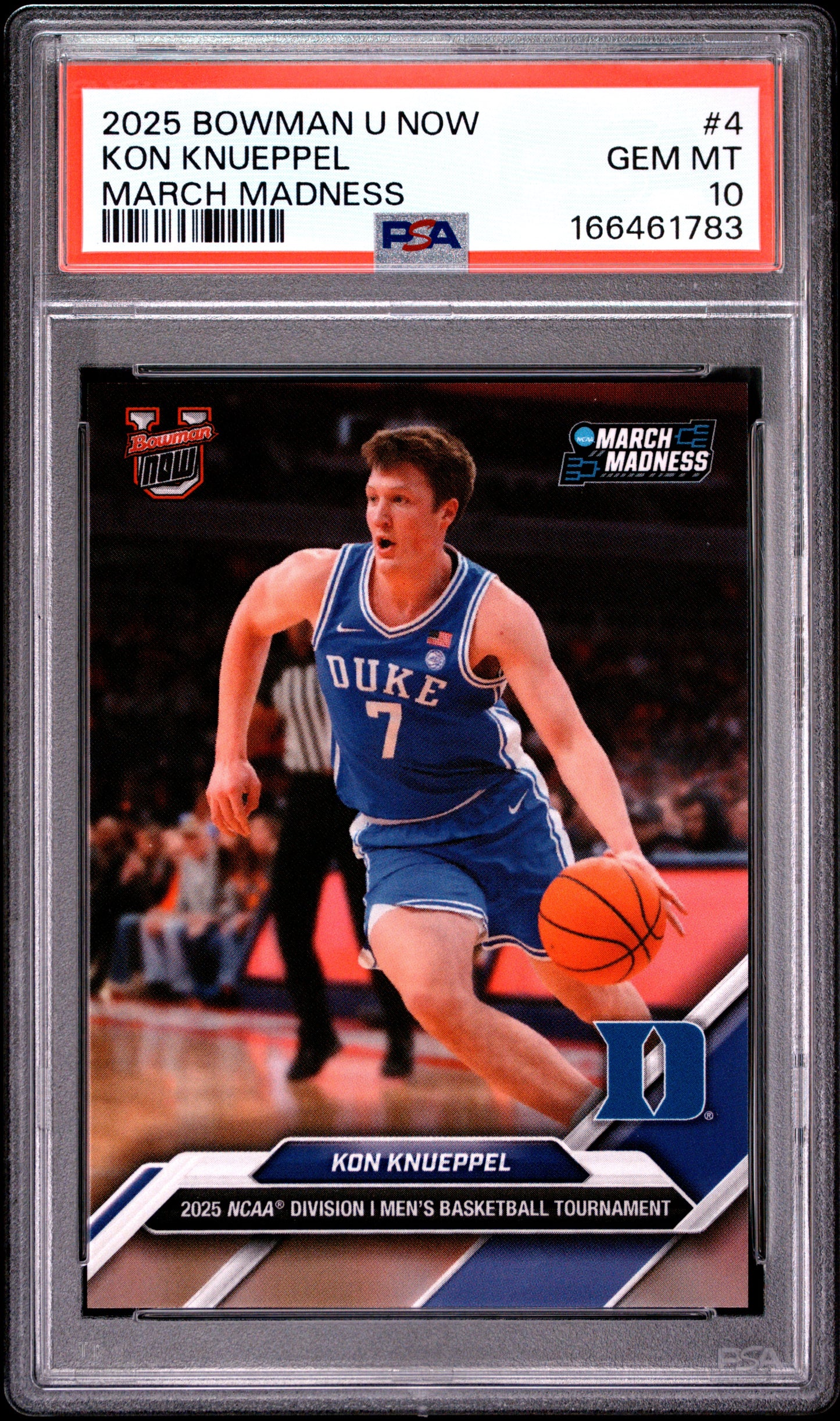 2025 Bowman U Now March Madness #4 Kon Knueppel PSA 10 166461783