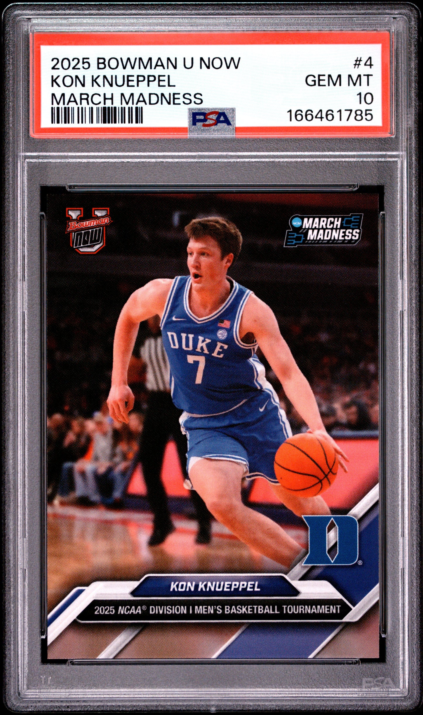 2025 Bowman U Now March Madness #4 Kon Knueppel PSA 10 166461785