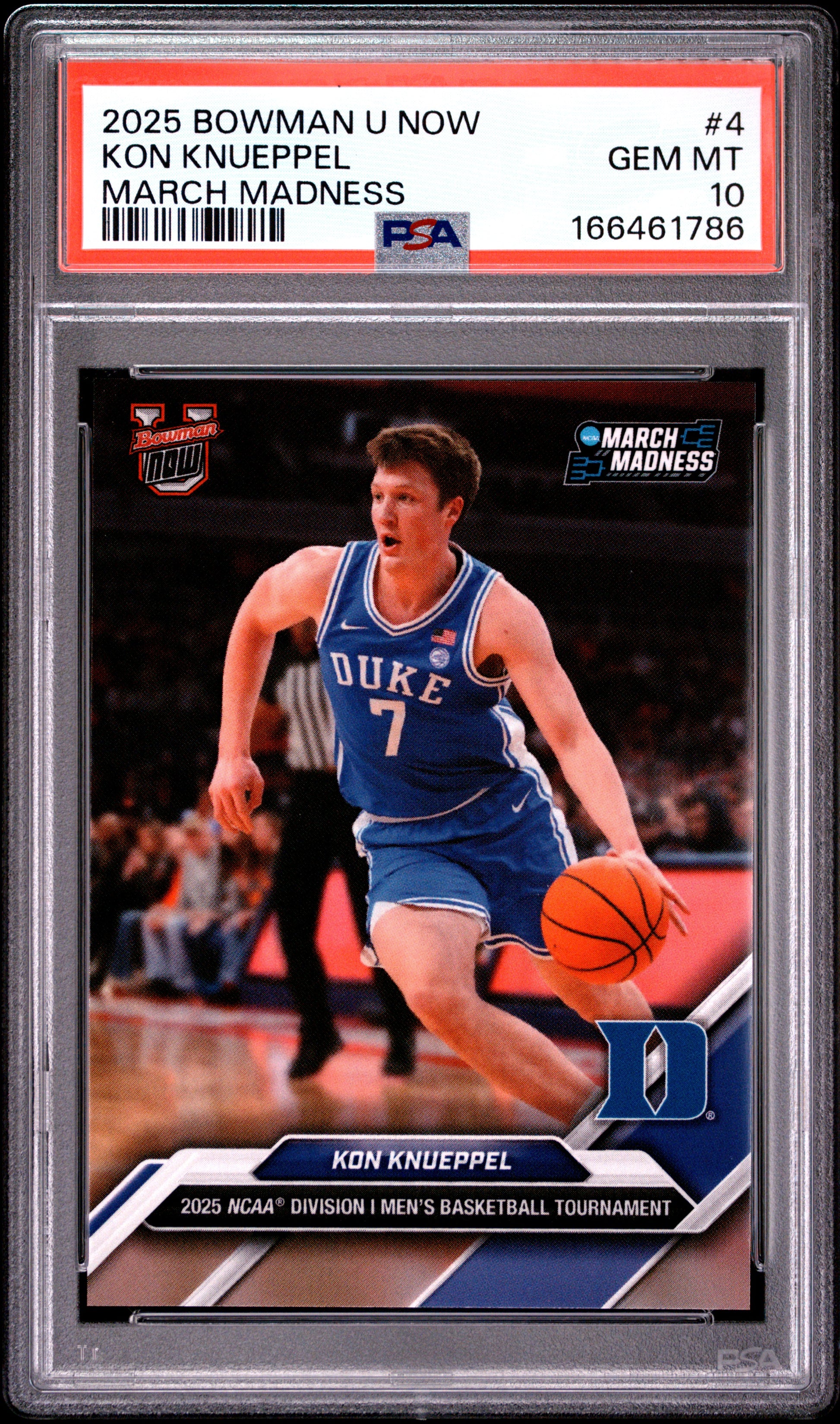 2025 Bowman U Now March Madness #4 Kon Knueppel PSA 10 166461786