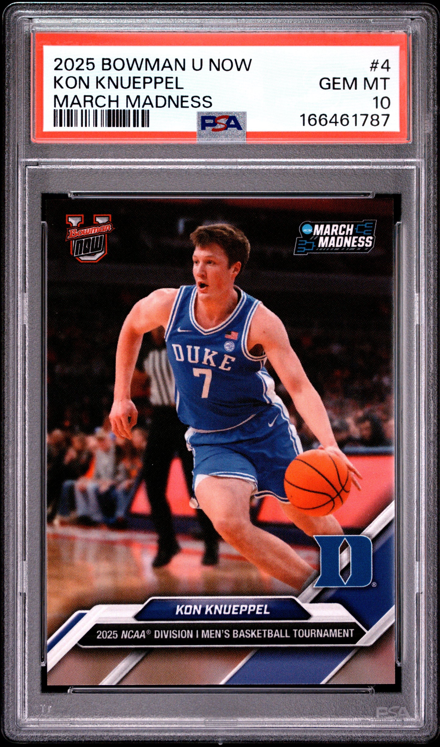 2025 Bowman U Now March Madness #4 Kon Knueppel PSA 10 166461787