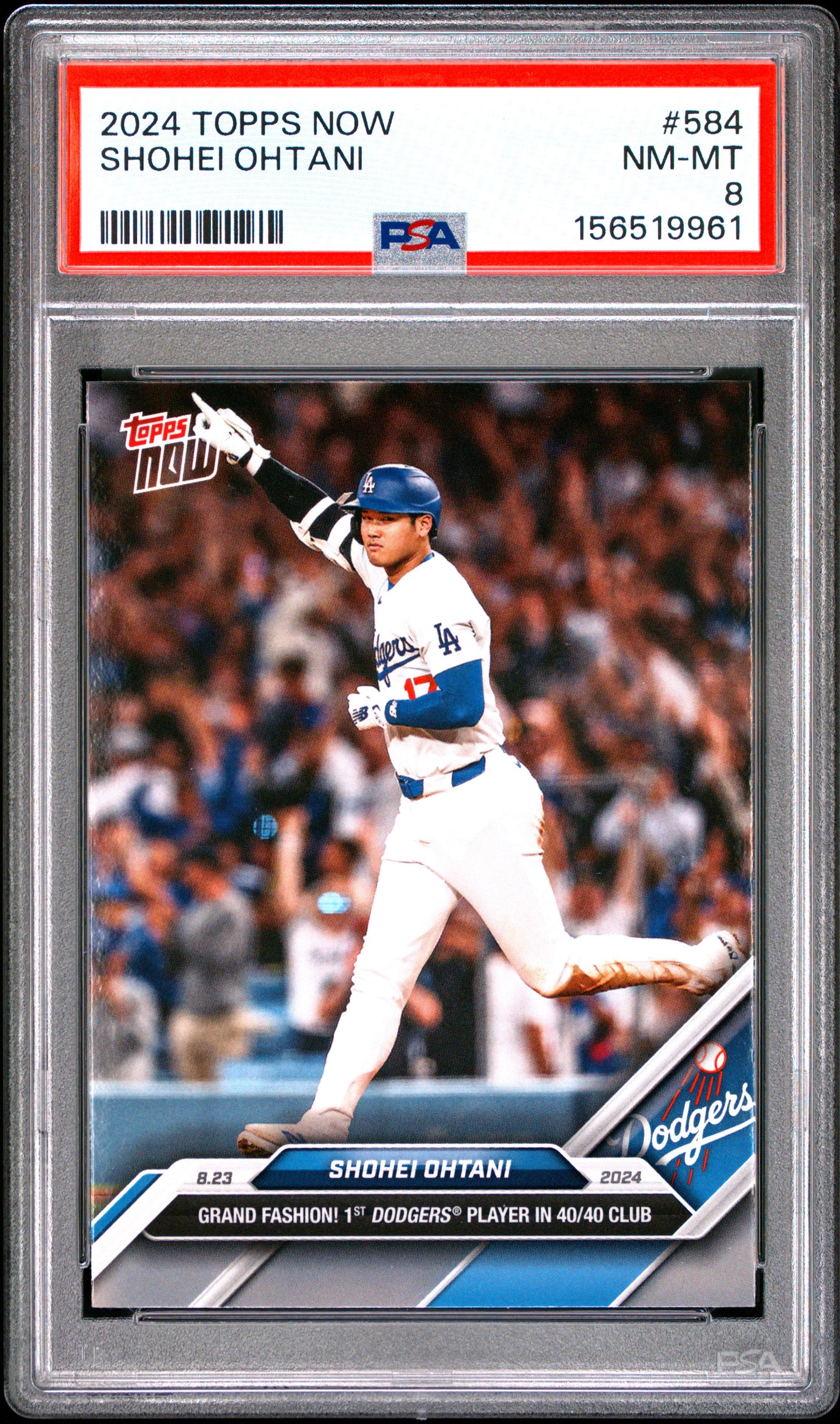 2024 Topps Now #584 Shohei Ohtani PSA 8 156519961