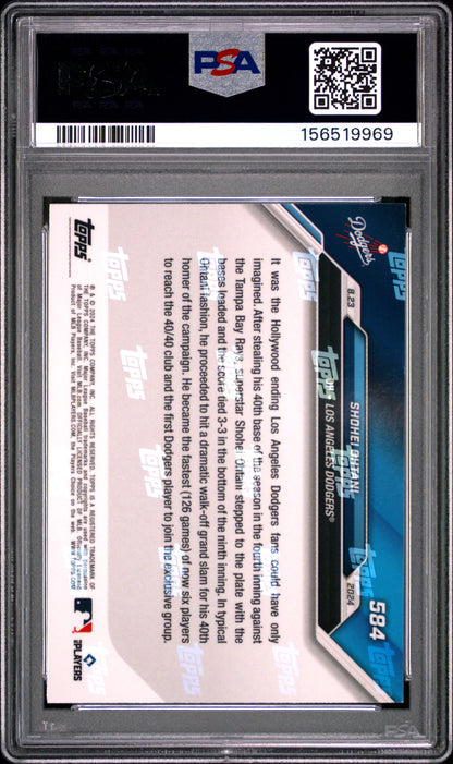 2024 Topps Now #584 Shohei Ohtani PSA 8 156519969