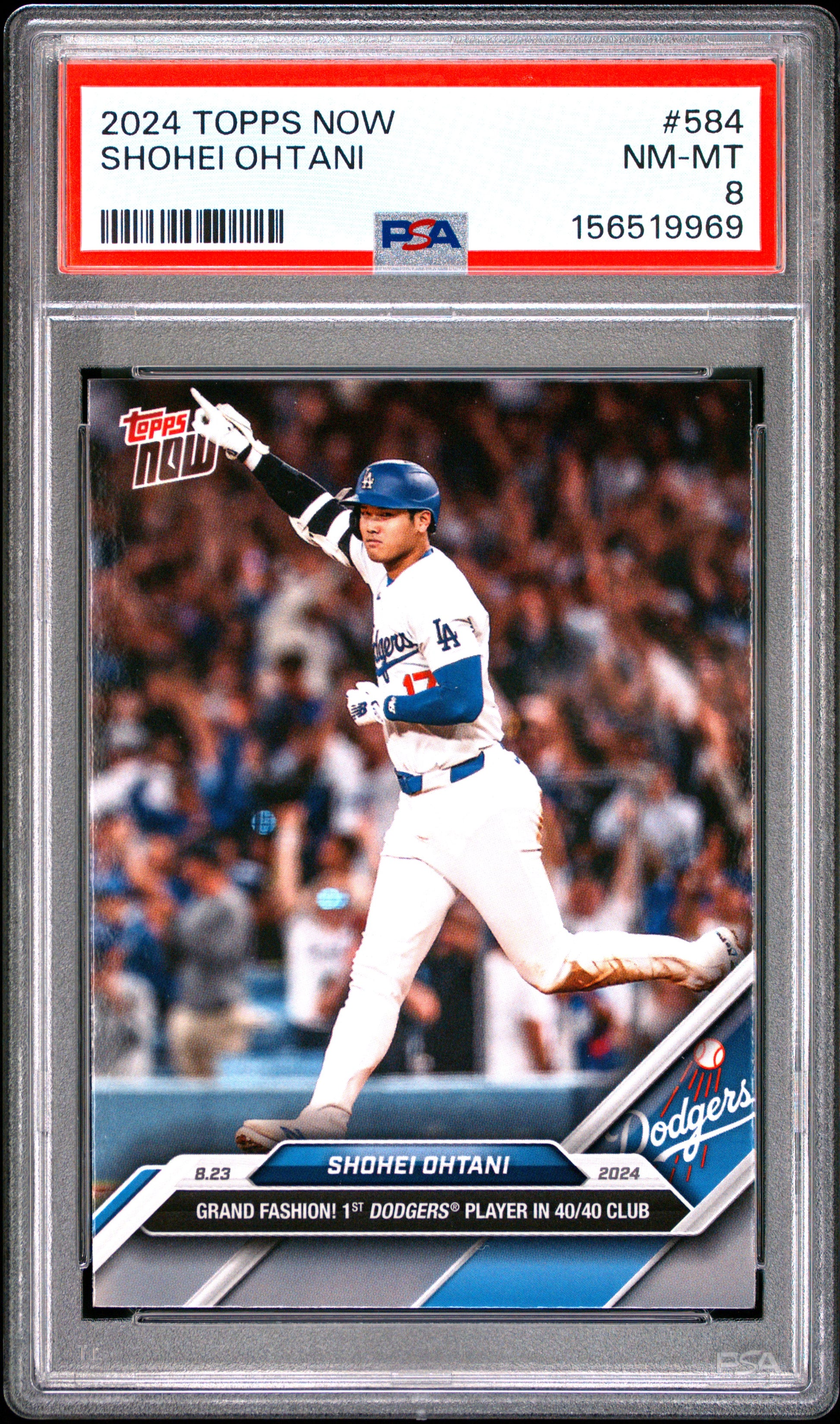 2024 Topps Now #584 Shohei Ohtani PSA 8 156519969