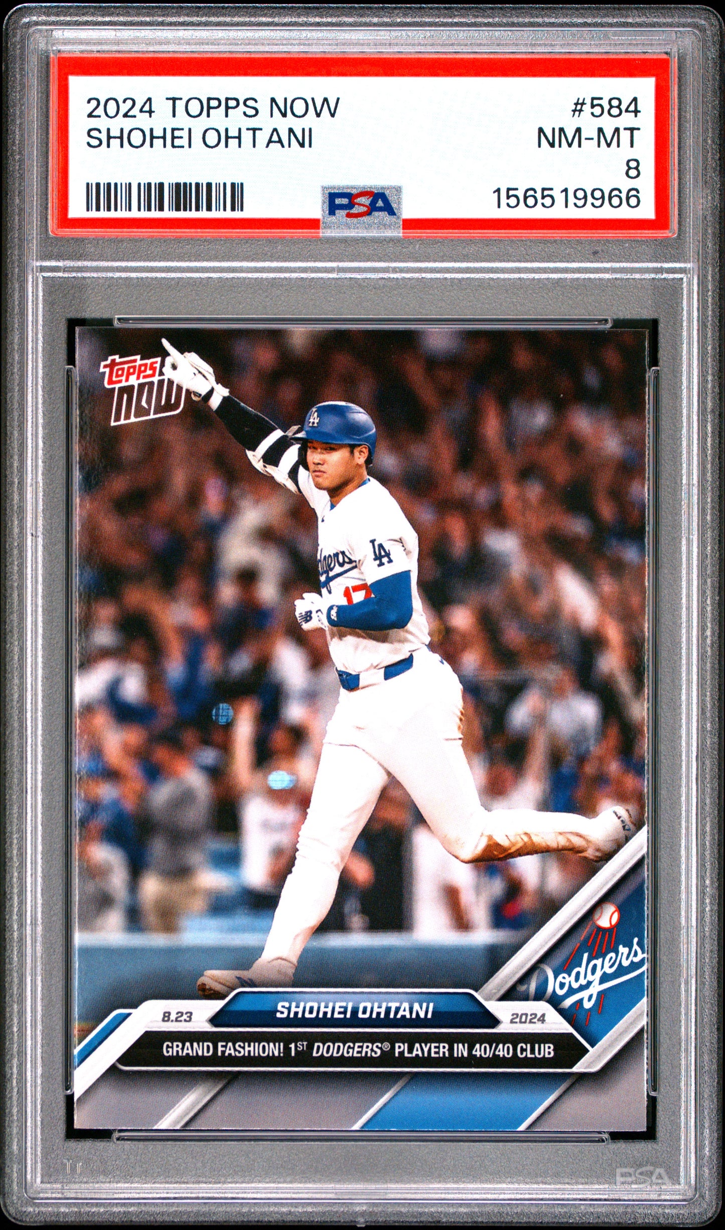 2024 Topps Now #584 Shohei Ohtani PSA 8 156519966
