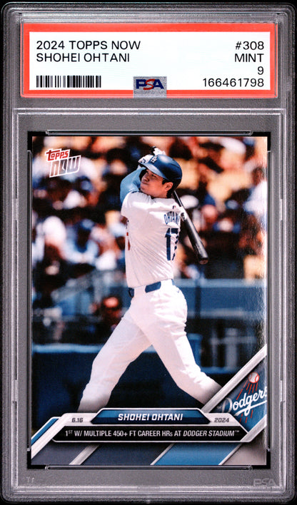 2024 Topps Now #308 Shohei Ohtani PSA 9 166461798