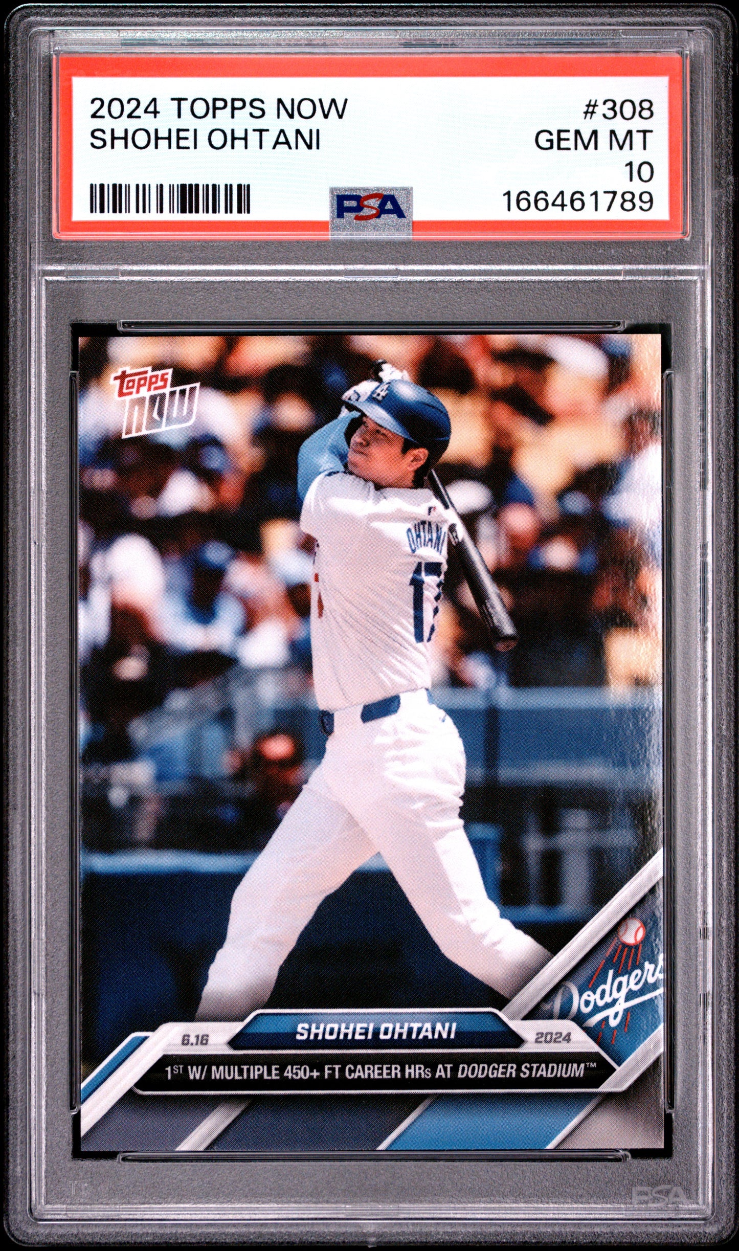 2024 Topps Now #308 Shohei Ohtani PSA 10 166461789